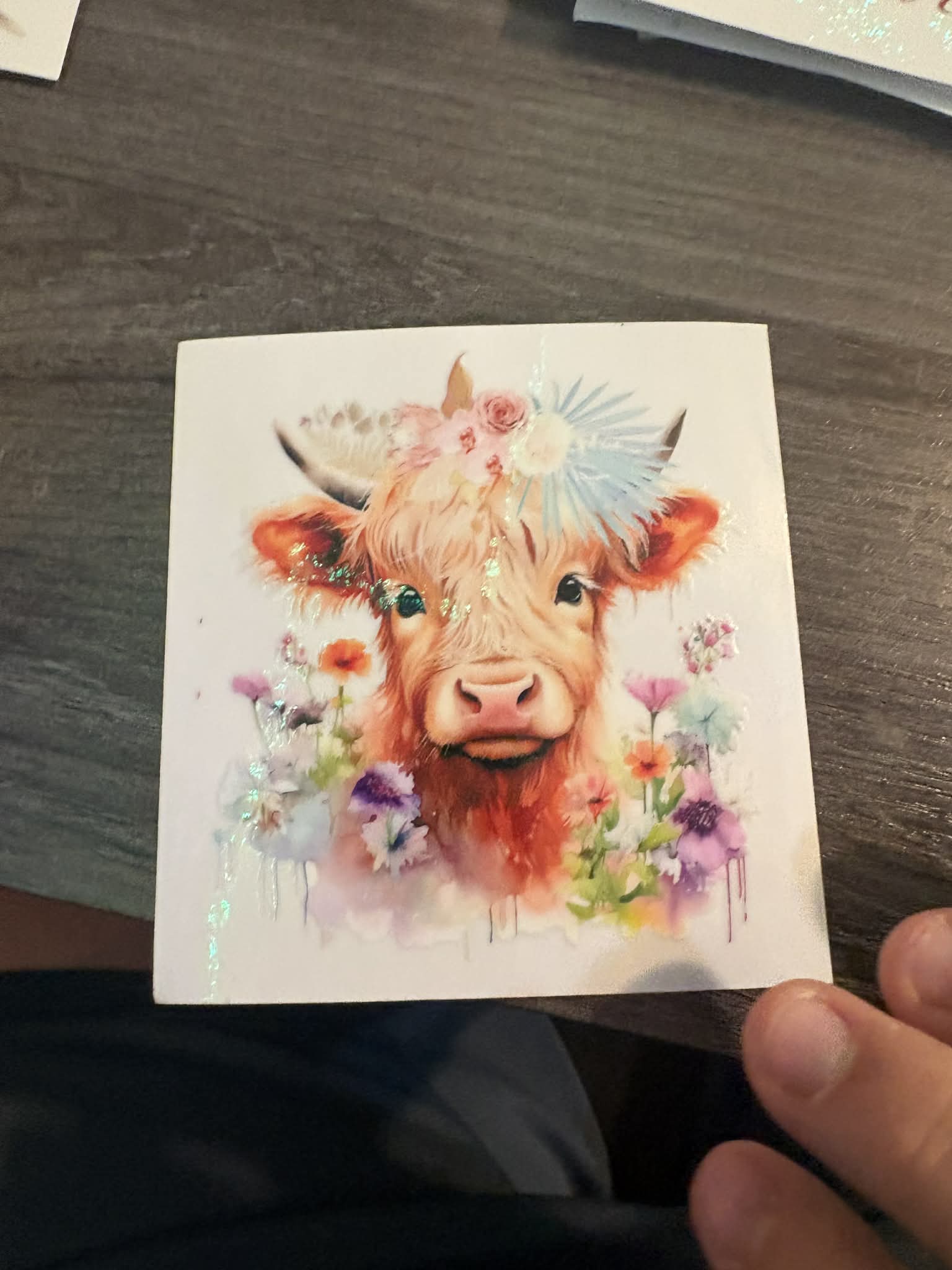 Floral Cow