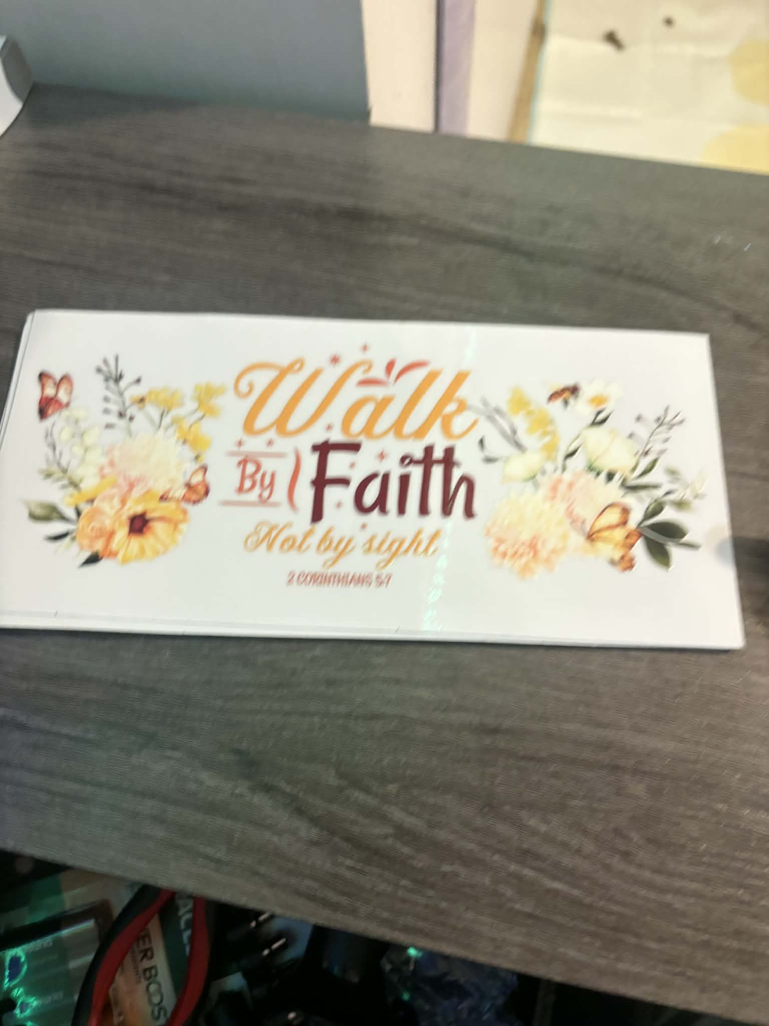 Walk by Faith not by Sight