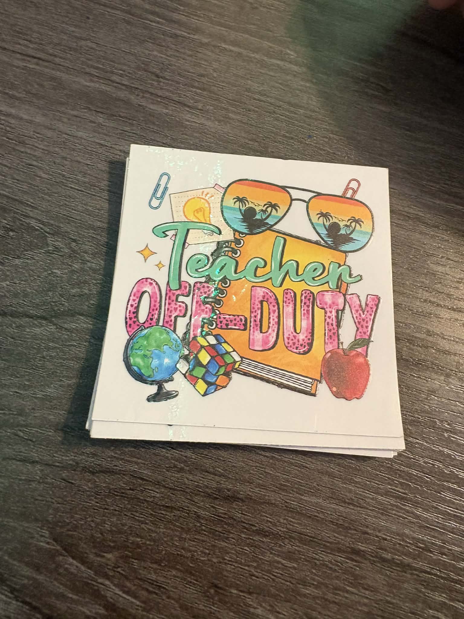 Teacher Off-Duty
